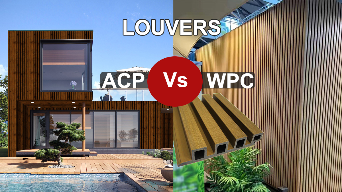 ACP Vs WPC Louvers, Which is good for your project?