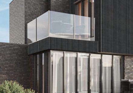 Corel Grey Building - Louvers