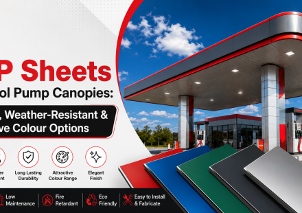 Best ACP Sheets for Petrol Pump Canopies Durable, Weather-Resistant & Attractive Colour Options