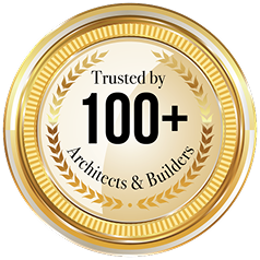 Trusted by 100+ Architects & Builders Badge